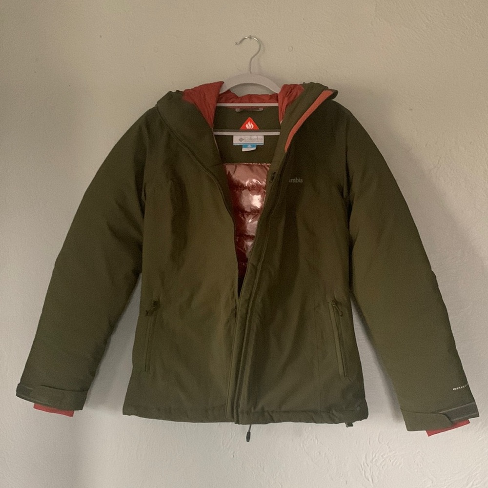 Green Columbia Omni-Heat Coat